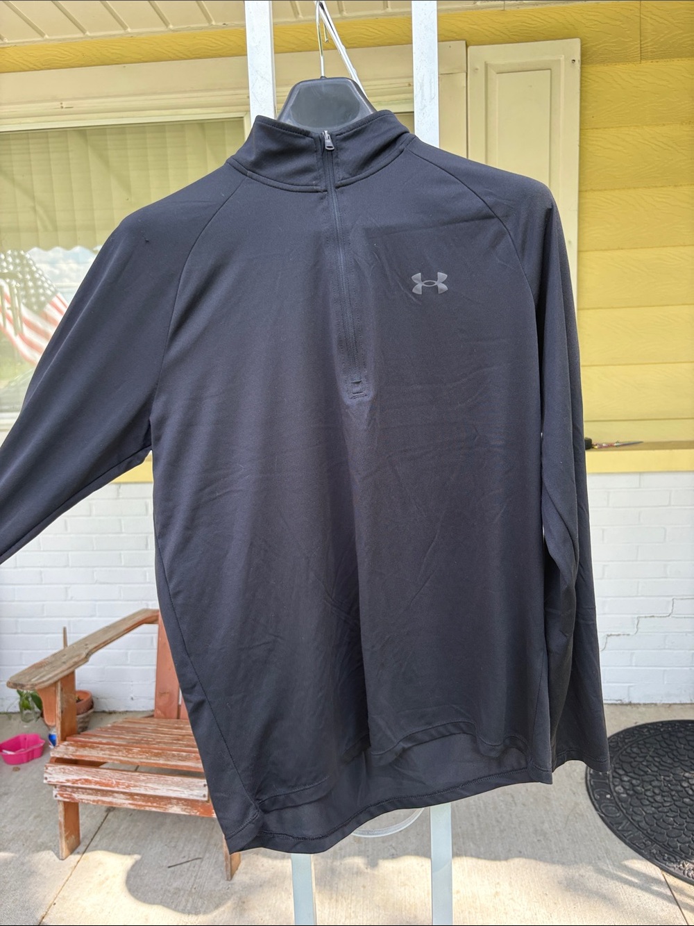 Under Armour Men’s Black Quarter-Zip Performance Pullover